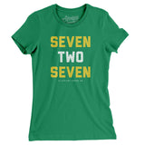 St. Pete 727 Women's T-Shirt-Kelly Green-Allegiant Goods Co. Vintage Sports Apparel