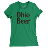 Ohio Beer Women's T-Shirt-Kelly Green-Allegiant Goods Co. Vintage Sports Apparel