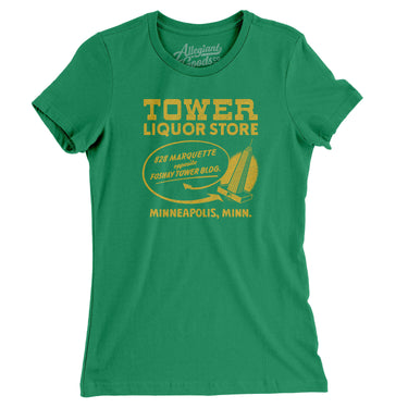 Tower Liquor Store Minneapolis in Kelly Green Color