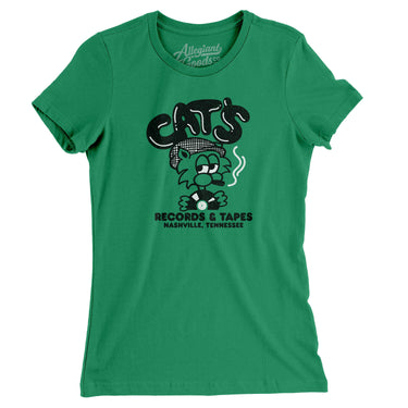 Cat's Records and Tapes in Kelly Green Color