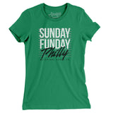 Sunday Funday Philly Women's T-Shirt-Allegiant Goods Co. Vintage Sports Apparel