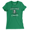 Sacramento Gilt Edge Women's T-Shirt-Kelly Green-Allegiant Goods Co. Vintage Sports Apparel