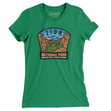Zion National Park Badge Women's T-Shirt-Allegiant Goods Co. Vintage Sports Apparel
