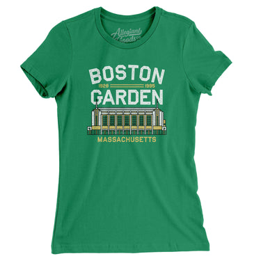 Boston Garden Women's T-Shirt-Allegiant Goods Co. Vintage Sports Apparel