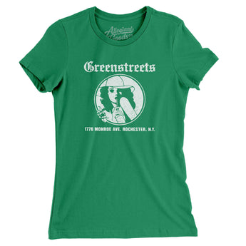 Greenstreets Rochester Women's T-Shirt-Kelly Green-Allegiant Goods Co. Vintage Sports Apparel