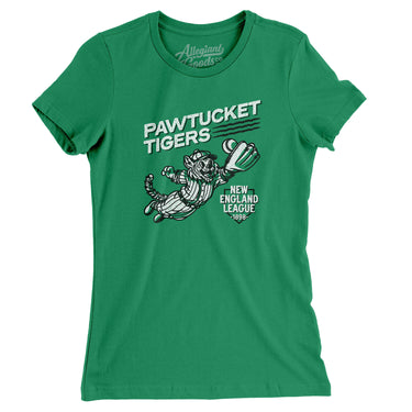 Pawtucket Tigers Women's T-Shirt-Allegiant Goods Co. Vintage Sports Apparel