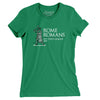 Rome Romans Women's T-Shirt-Kelly Green-Allegiant Goods Co. Vintage Sports Apparel