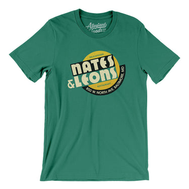 Nates & Leons Men/Unisex T-Shirt-Kelly-Allegiant Goods Co. Vintage Sports Apparel