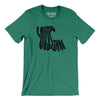 Louisiana State Shape Text Men/Unisex T-Shirt-Kelly-Allegiant Goods Co. Vintage Sports Apparel