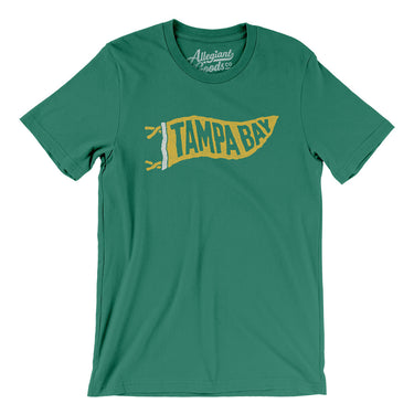 Tampa Bay Pennant Men/Unisex T-Shirt-Allegiant Goods Co. Vintage Sports Apparel