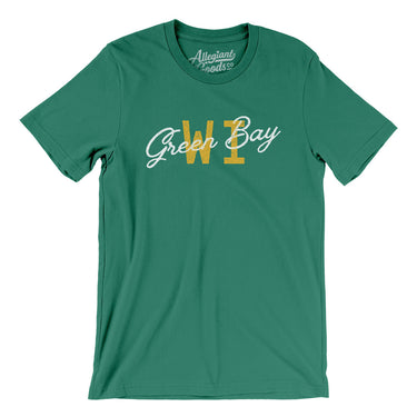 Green Bay Wi Overprinted Men/Unisex T-Shirt-Allegiant Goods Co. Vintage Sports Apparel