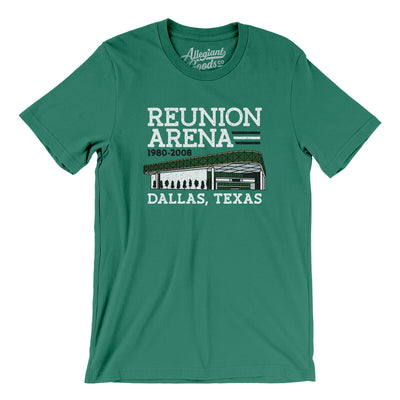 Reunion Arena Men/Unisex T-Shirt-Kelly-Allegiant Goods Co. Vintage Sports Apparel