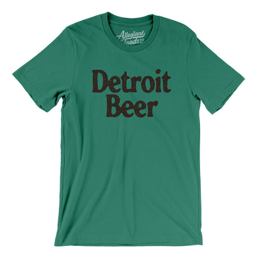 Detroit Beer Men/Unisex T-Shirt-Kelly-Allegiant Goods Co. Vintage Sports Apparel
