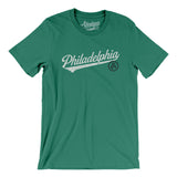Philadelphia Vintage Script Men/Unisex T-Shirt-Allegiant Goods Co. Vintage Sports Apparel