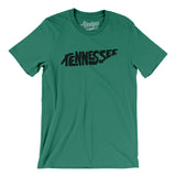 Tennessee State Shape Text Men/Unisex T-Shirt-Allegiant Goods Co. Vintage Sports Apparel