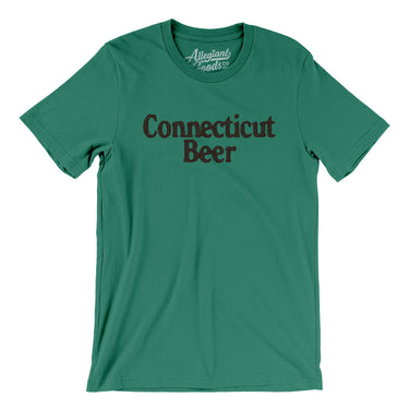 Connecticut Beer Men/Unisex T-Shirt-Kelly-Allegiant Goods Co. Vintage Sports Apparel