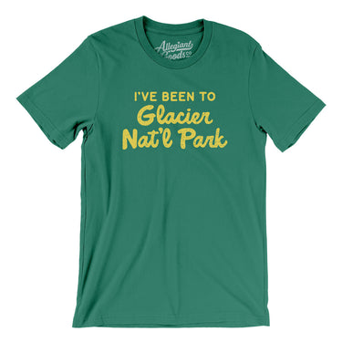 I've Been To Glacier National Park Men/Unisex T-Shirt-Allegiant Goods Co. Vintage Sports Apparel