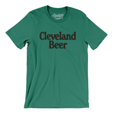 Cleveland Beer Men/Unisex T-Shirt-Kelly-Allegiant Goods Co. Vintage Sports Apparel