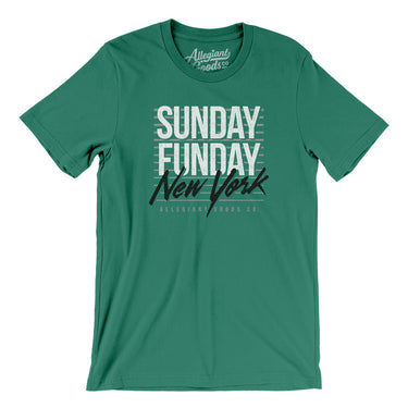 Sunday Funday New York Men/Unisex T-Shirt-Allegiant Goods Co. Vintage Sports Apparel