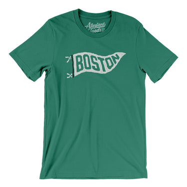 Boston Pennant Men/Unisex T-Shirt-Allegiant Goods Co. Vintage Sports Apparel