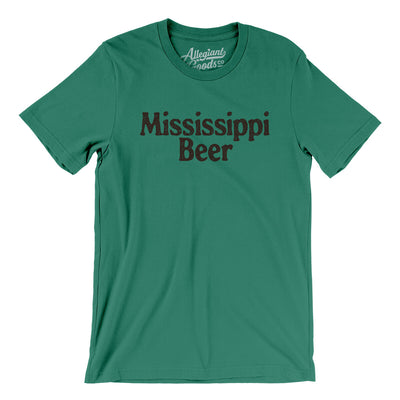 Mississippi Beer Men/Unisex T-Shirt-Kelly-Allegiant Goods Co. Vintage Sports Apparel