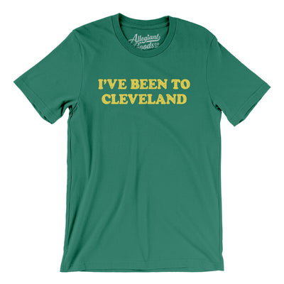 I've Been To Cleveland Men/Unisex T-Shirt-Kelly-Allegiant Goods Co. Vintage Sports Apparel