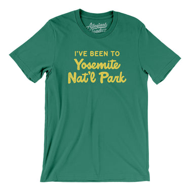 I've Been To Yosemite National Park Men/Unisex T-Shirt-Allegiant Goods Co. Vintage Sports Apparel