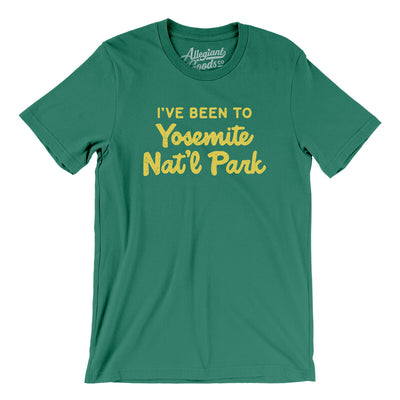 I've Been To Yosemite National Park Men/Unisex T-Shirt-Kelly-Allegiant Goods Co. Vintage Sports Apparel