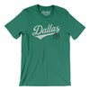 Dallas Vintage Script Men/Unisex T-Shirt-Kelly-Allegiant Goods Co. Vintage Sports Apparel