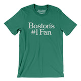 Boston's Number 1 Fan Men/Unisex T-Shirt-Kelly-Allegiant Goods Co. Vintage Sports Apparel