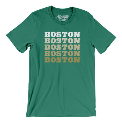 Boston Repeat Men/Unisex T-Shirt-Kelly-Allegiant Goods Co. Vintage Sports Apparel