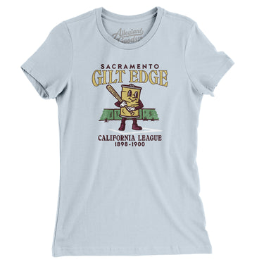 Sacramento Gilt Edge Women's T-Shirt-Allegiant Goods Co. Vintage Sports Apparel