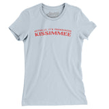 Actually It's Pronounced Kissimmee Women's T-Shirt-Light Blue-Allegiant Goods Co. Vintage Sports Apparel