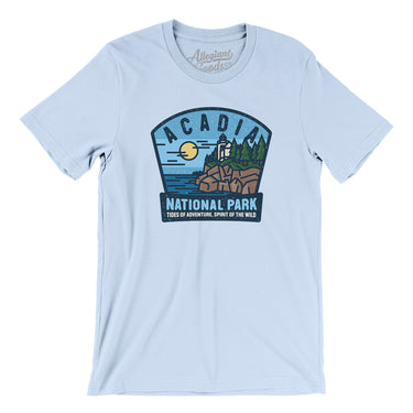 Acadia National Park Badge Men/Unisex T-Shirt-Allegiant Goods Co. Vintage Sports Apparel