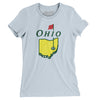 Ohio Golf Women's T-Shirt-Light Blue-Allegiant Goods Co. Vintage Sports Apparel