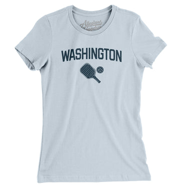 Washington Pickleball Women's T-Shirt-Light Blue-Allegiant Goods Co. Vintage Sports Apparel