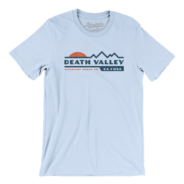 Death Valley Sunset Men/Unisex T-Shirt-Light Blue-Allegiant Goods Co. Vintage Sports Apparel