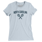 North Carolina Tennis Women's T-Shirt-Light Blue-Allegiant Goods Co. Vintage Sports Apparel