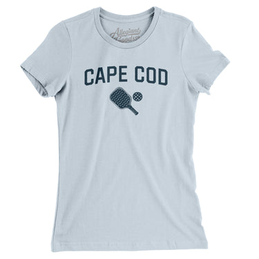 Cape Cod Pickleball Women's T-Shirt-Light Blue-Allegiant Goods Co. Vintage Sports Apparel