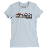 Las Cruces Mountain Sunset Women's T-Shirt-Light Blue-Allegiant Goods Co. Vintage Sports Apparel