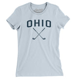 Ohio Golf Women's T-Shirt-Light Blue-Allegiant Goods Co. Vintage Sports Apparel