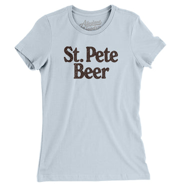 St. Pete Beer Women's T-Shirt-Allegiant Goods Co. Vintage Sports Apparel