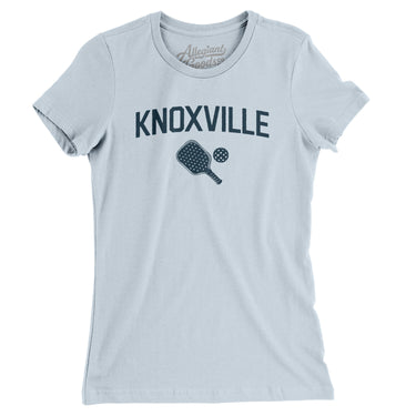 Knoxville Pickleball Women's T-Shirt-Light Blue-Allegiant Goods Co. Vintage Sports Apparel