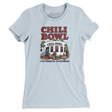 Chili Bowl Women's T-Shirt-Light Blue-Allegiant Goods Co. Vintage Sports Apparel