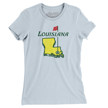 Louisiana Golf Women's T-Shirt-Allegiant Goods Co. Vintage Sports Apparel