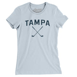 Tampa Golf Women's T-Shirt-Light Blue-Allegiant Goods Co. Vintage Sports Apparel