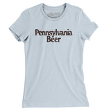 Pennsylvania Beer Women's T-Shirt-Light Blue-Allegiant Goods Co. Vintage Sports Apparel