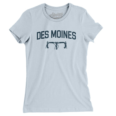 Des Moines Cycling Women's T-Shirt-Light Blue-Allegiant Goods Co. Vintage Sports Apparel