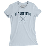 Houston Golf Women's T-Shirt-Light Blue-Allegiant Goods Co. Vintage Sports Apparel