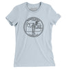 Pennsylvania State Quarter Women's T-Shirt-Light Blue-Allegiant Goods Co. Vintage Sports Apparel